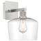 Access Lighting Port Nine Chardonnay, Chardonnay LED Wall Sconce, Brushed Steel Finish, Clear Glass 63144LEDDLP-BS/CLR - alternate 1